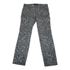Etcetera Women's Tweed Print‎ Slim Leg Career Pants Size 2